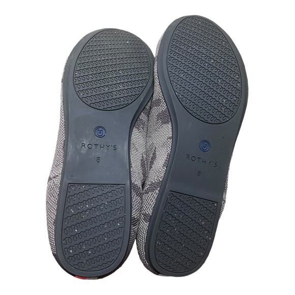 Rothy's Gray & Brown Mink Camo Print Round Toe Slip on Loafer Shoe Size 8 - Picture 5 of 8